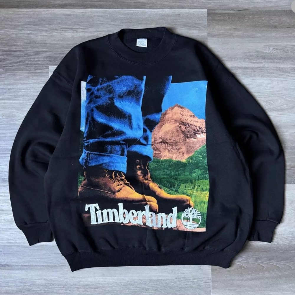 Vintage bay club timberland crewneck *rare*